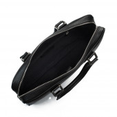Geanta office pentru laptop 15" si documente din piele naturala DiAmanti Ashley Verde Scuro